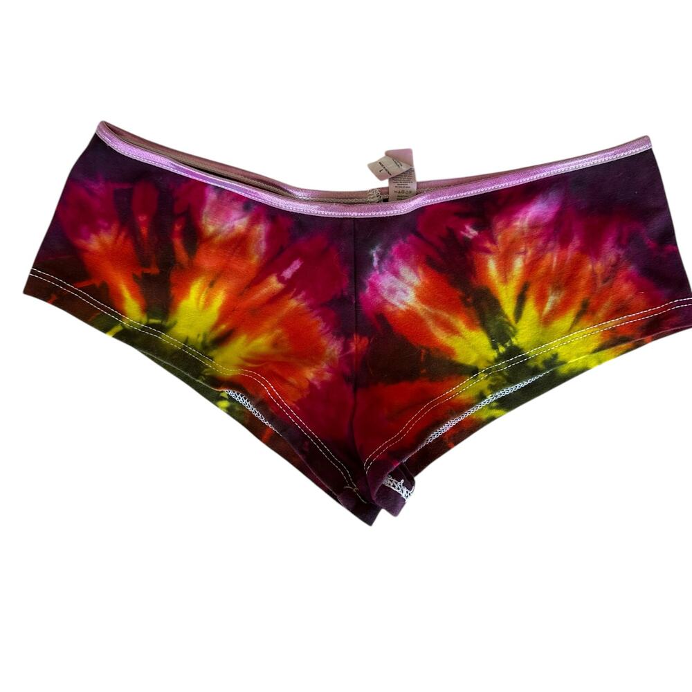 Womens Panties Size Juniors Large Handmade Tie Dye Underwear Briefs Brand New